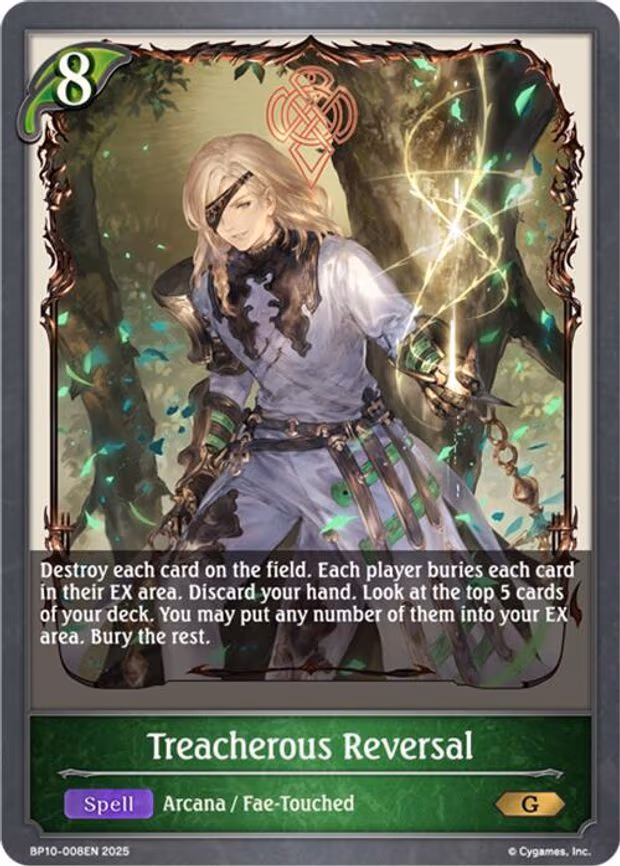 Treacherous Reversal - Gold (BP10-008EN)