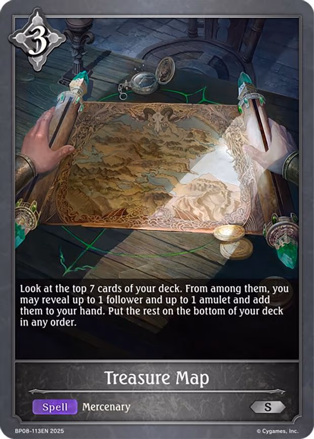Treasure Map - Silver (BP08-113EN)