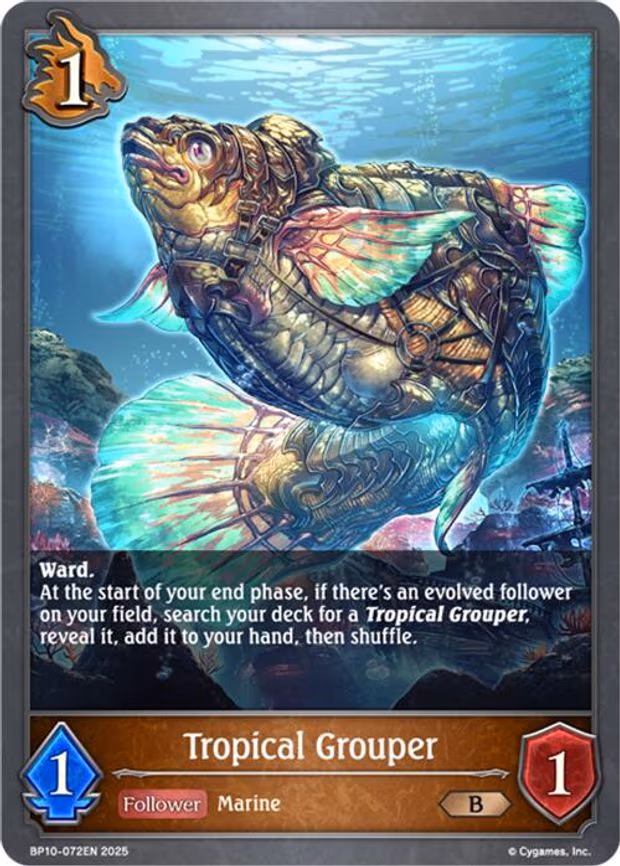 Tropical Grouper - Bronze (BP10-072EN)