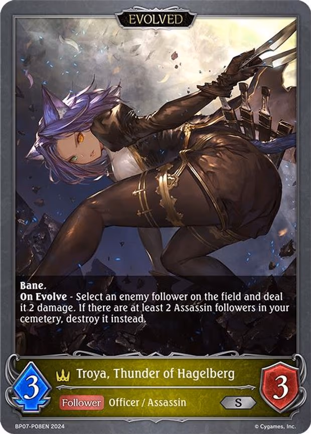 Troya, Thunder of Hagelberg (Evolved) - P08EN - Premium (BP07-P08EN)