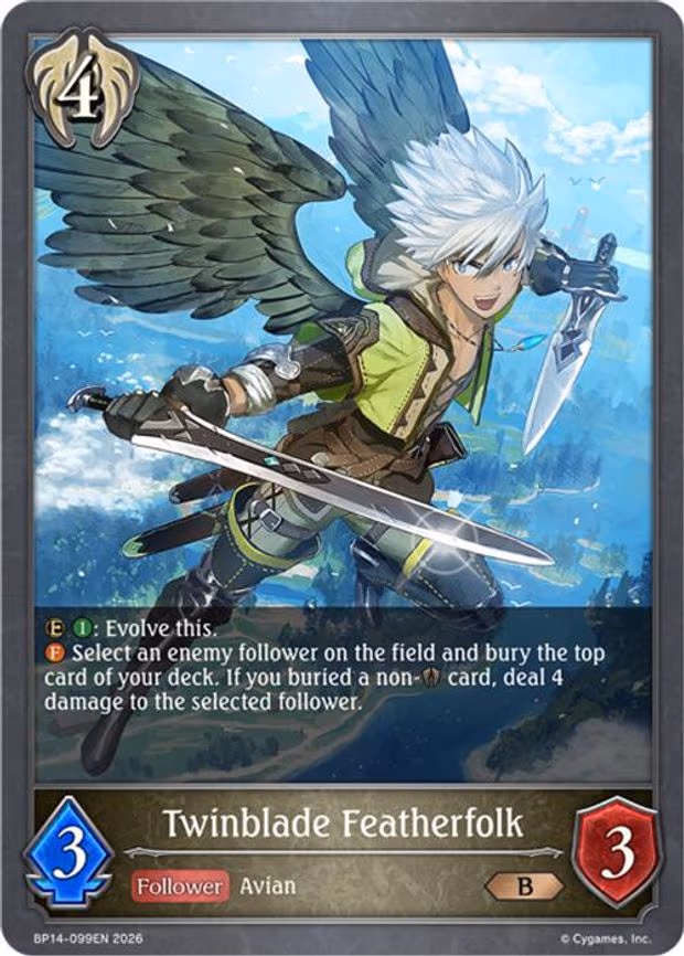 Twinblade Featherfolk - Bronze (BP14-099EN)