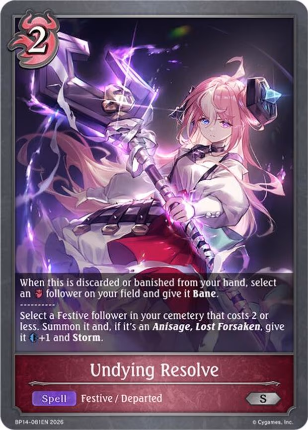 Undying Resolve - Silver (BP14-081EN)