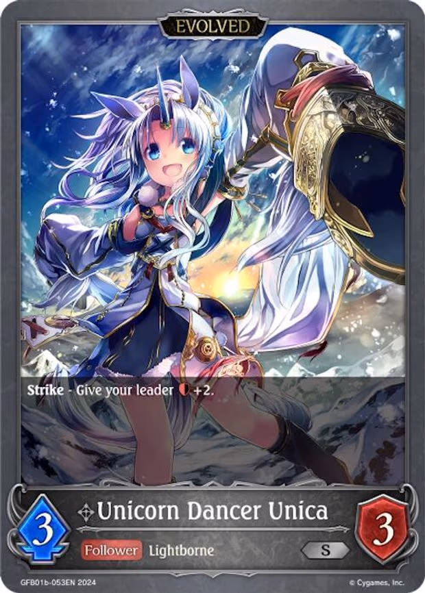Unicorn Dancer Unica - Silver (GFB01b-053EN)