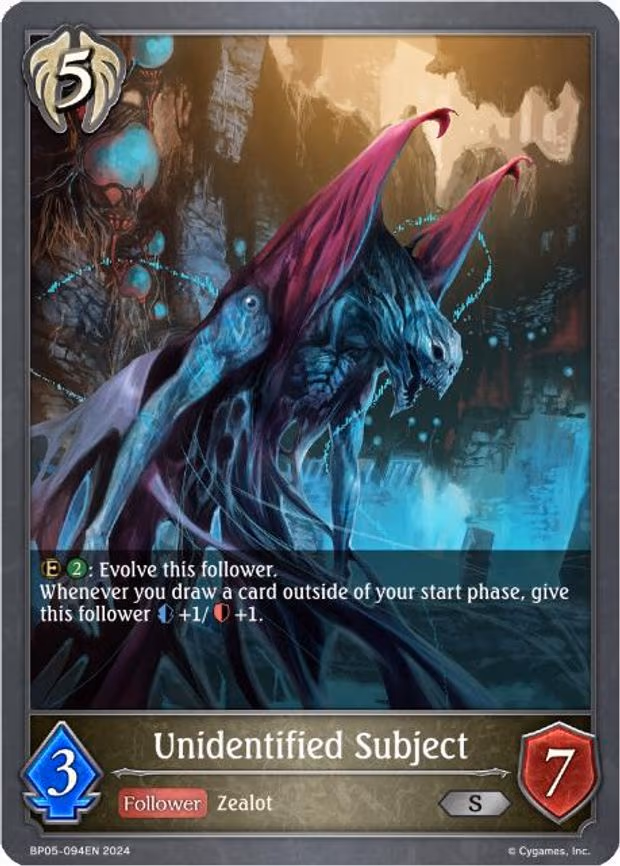Unidentified Subject - Silver (BP05-094EN)