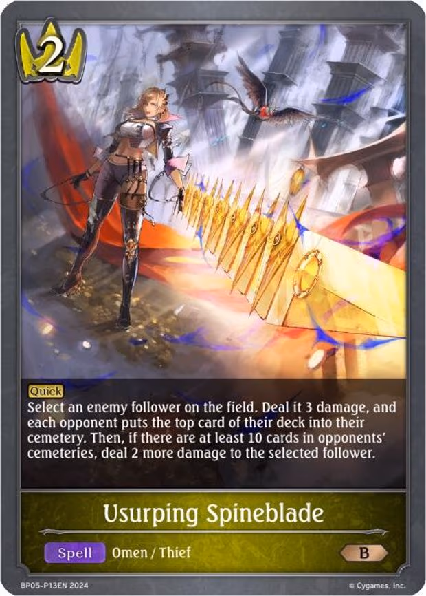 Usurping Spineblade