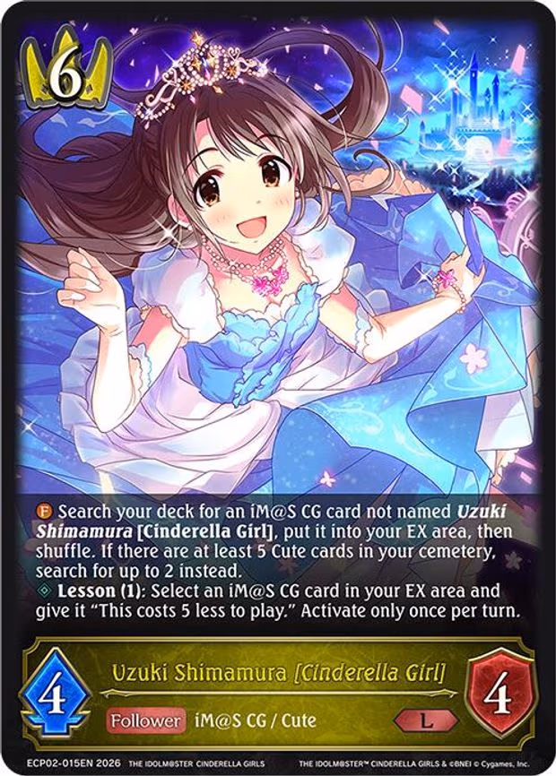 Uzuki Shimamura [Cinderella Girl] - Legendary (ECP02-015EN)