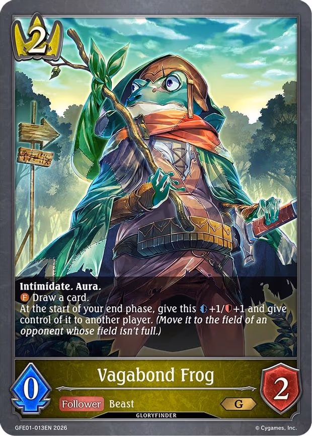 Vagabond Frog - Gold (GFE01-013EN)