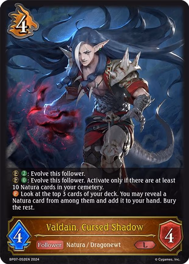 Valdain, Cursed Shadow - Legendary (BP07-052EN)