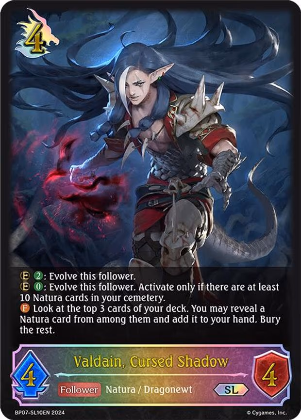 Valdain, Cursed Shadow - Super Legendary (BP07-SL10EN)