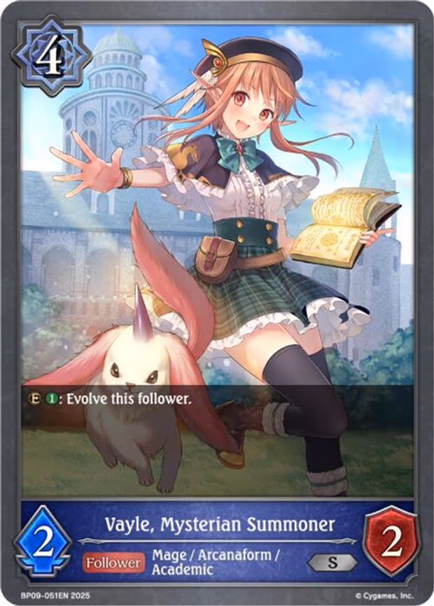 Vayle, Mysterian Summoner - Silver (BP09-051EN)