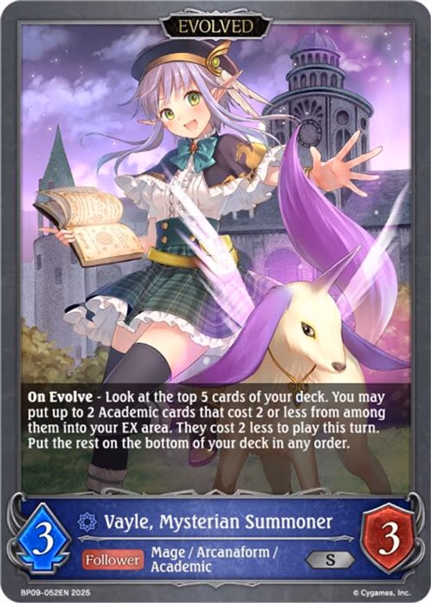 Vayle, Mysterian Summoner - Silver (BP09-052EN)
