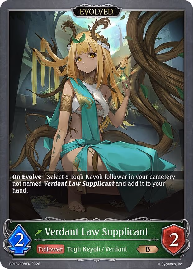 Verdant Law Supplicant (Evolved) - P08EN - Premium (BP18-P08EN)