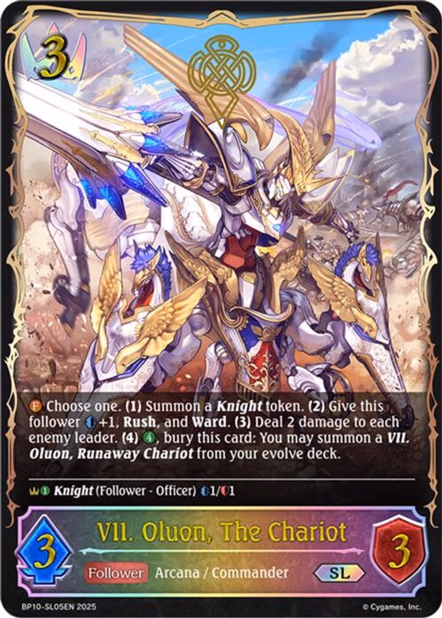 VII. Oluon, The Chariot - Super Legendary (BP10-SL05EN)
