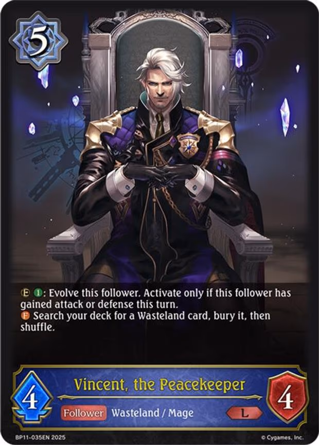 Vincent, the Peacekeeper - Legendary (BP11-035EN)