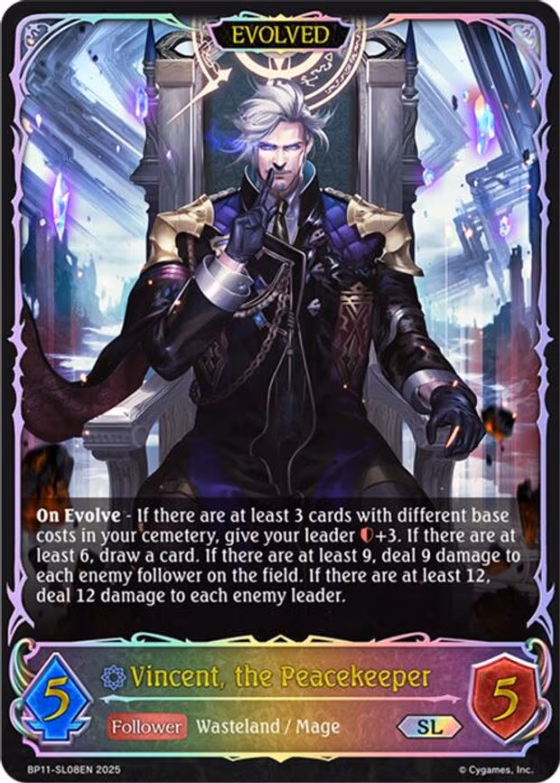 Vincent, the Peacekeeper - Super Legendary (BP11-SL08EN)