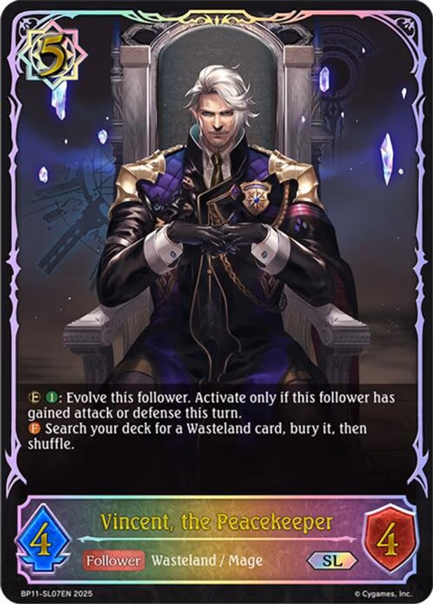Vincent, the Peacekeeper - Super Legendary (BP11-SL07EN)