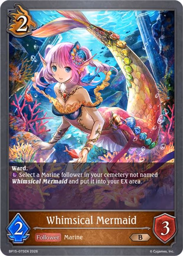 Whimsical Mermaid - Bronze (BP15-075EN)