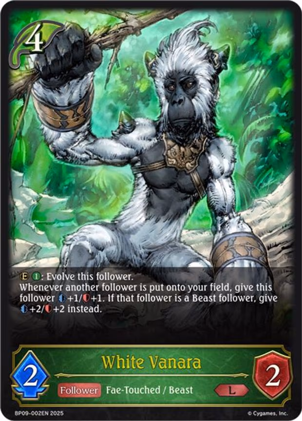 White Vanara - Legendary (BP09-002EN)