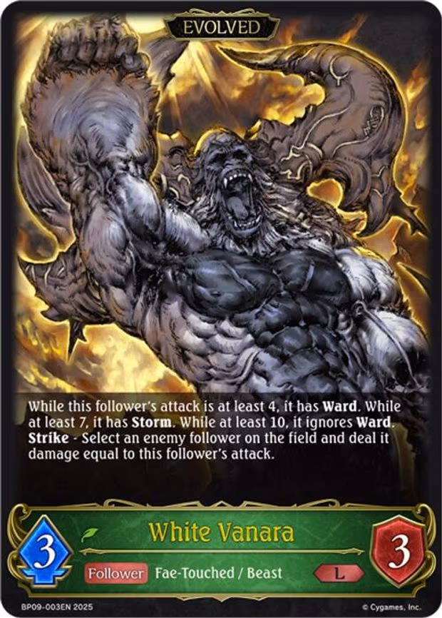 White Vanara - Legendary (BP09-003EN)