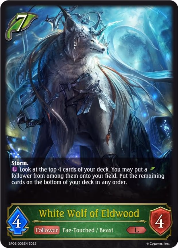 White Wolf of Eldwood - Legendary (BP02-003EN)