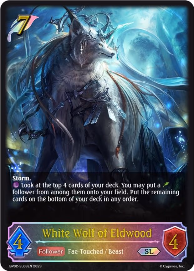 White Wolf of Eldwood - Super Legendary (BP02-SL03EN)
