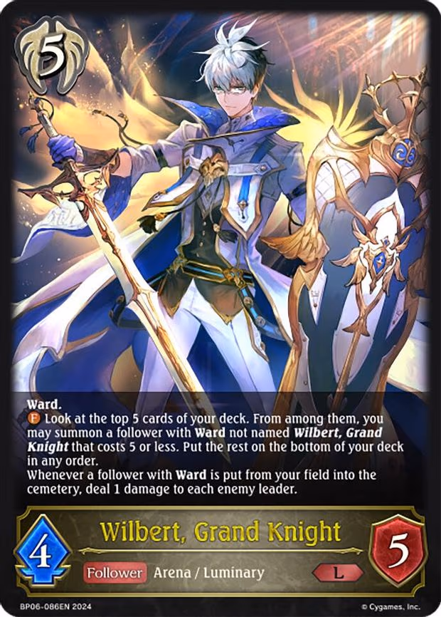 Wilbert, Grand Knight - Legendary (BP06-086EN)