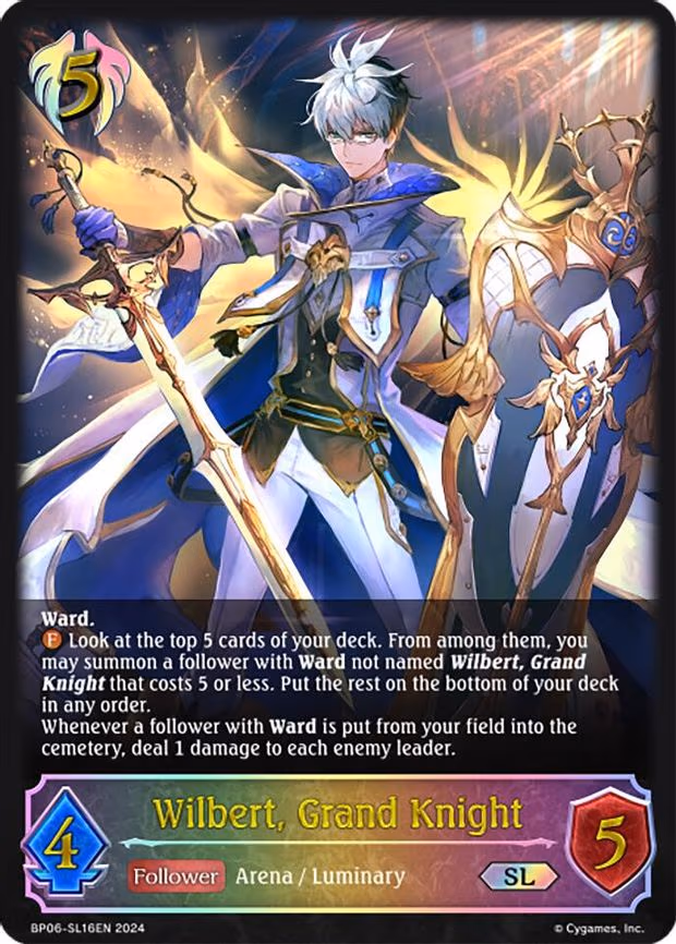 Wilbert, Grand Knight - Super Legendary (BP06-SL16EN)