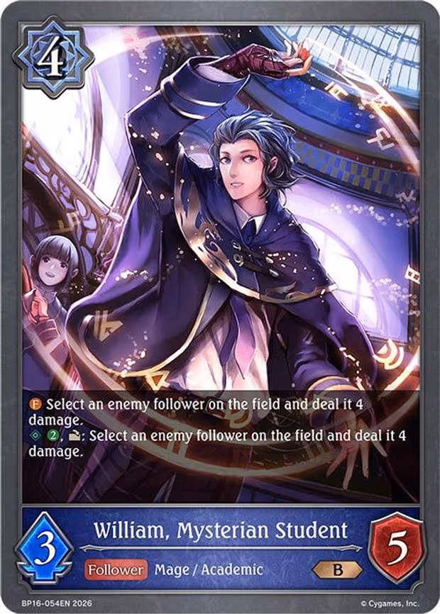William, Mysterian Student - Bronze (BP16-054EN)