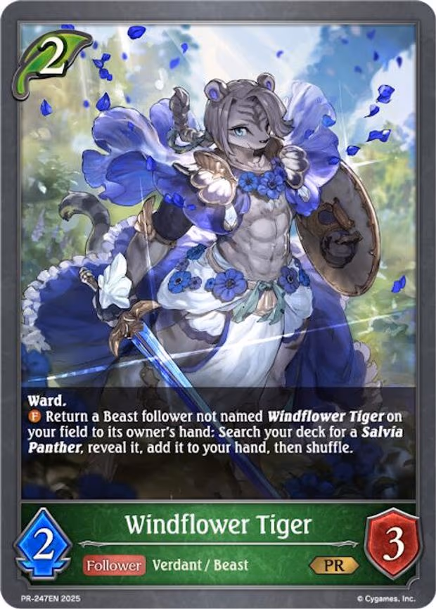 Windflower Tiger - Promo (PR-247EN)