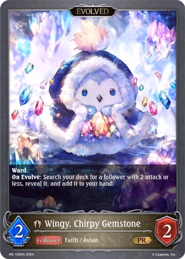Wingy, Chirpy Gemstone - Promo (PR-100EN)