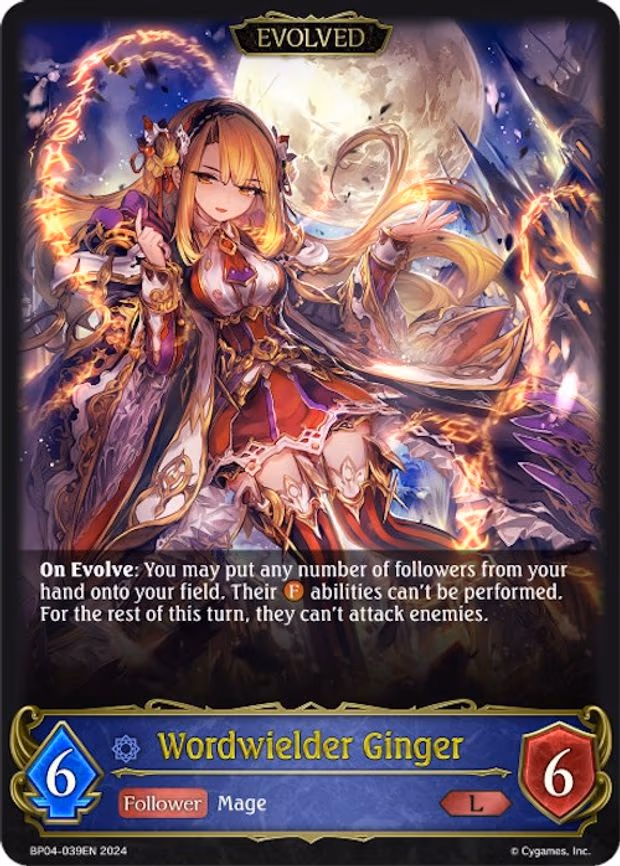 Wordwielder Ginger - Legendary (BP04-039EN)