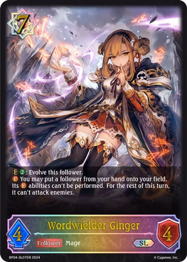 Wordwielder Ginger - Super Legendary (BP04-SL07EN)