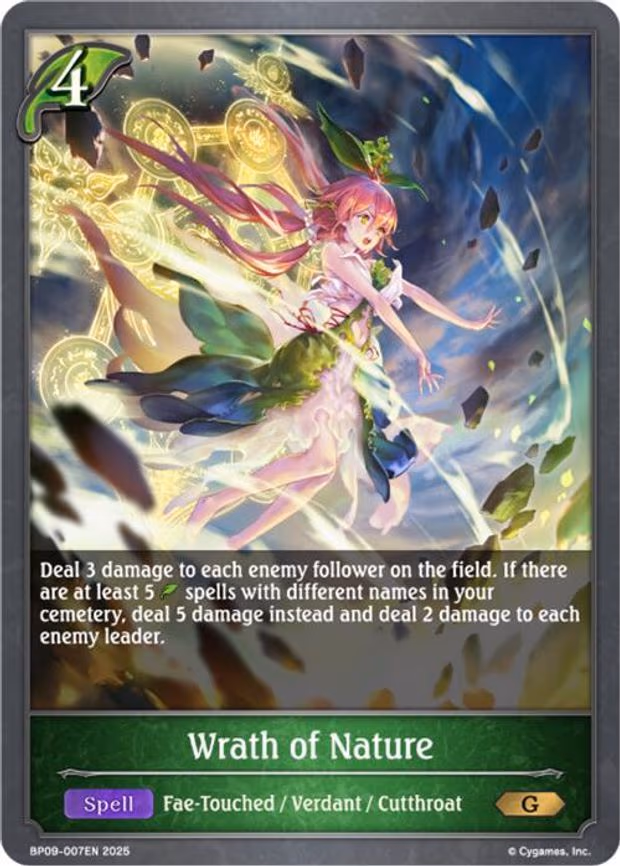 Wrath of Nature - Gold (BP09-007EN)