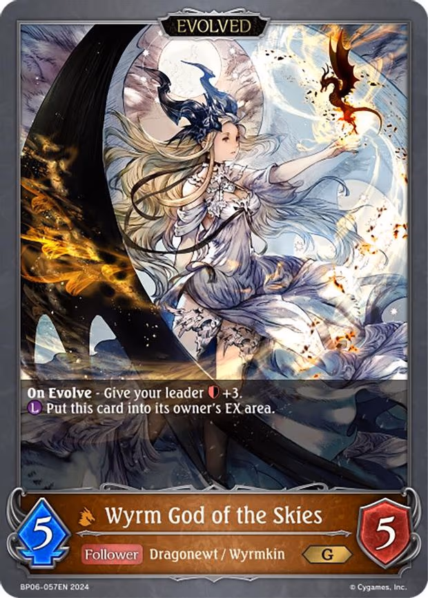 Wyrm God of the Skies - Gold (BP06-057EN)