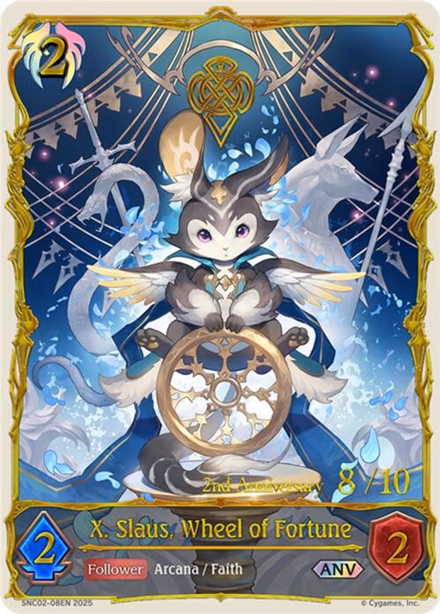 X. Slaus, Wheel of Fortune - Anniversary (SNC02-08EN)