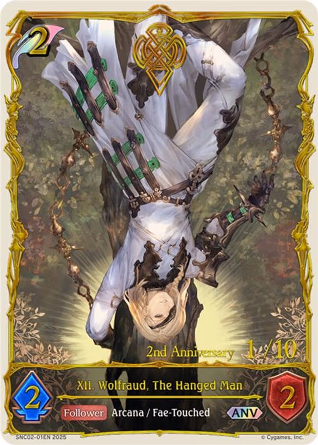 XII. Wolfraud, The Hanged Man - Anniversary (SNC02-01EN)
