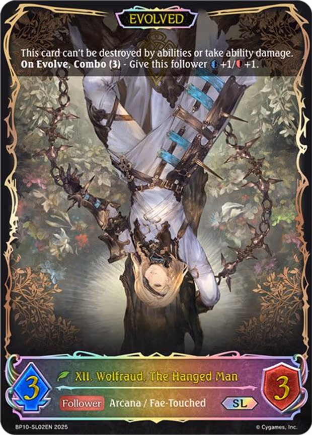 XII. Wolfraud, The Hanged Man - Super Legendary (BP10-SL02EN)