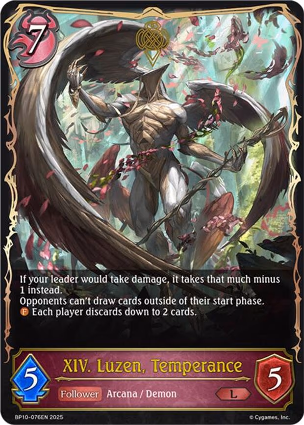 XIV. Luzen, Temperance - Legendary (BP10-076EN)