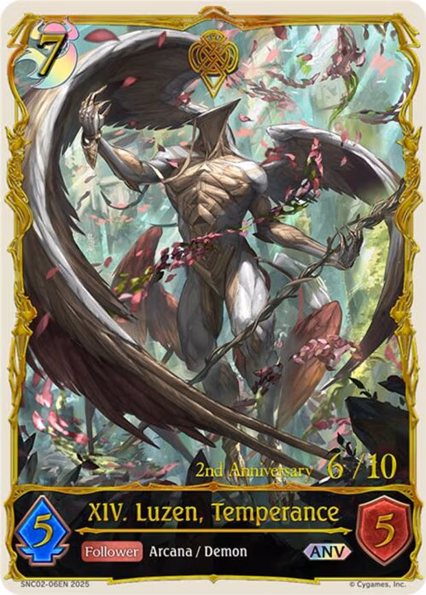 XIV. Luzen, Temperance - Anniversary (SNC02-06EN)