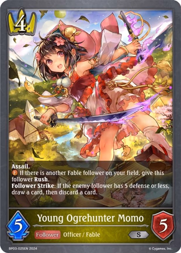 Young Ogrehunter Momo - Silver (BP03-025EN)