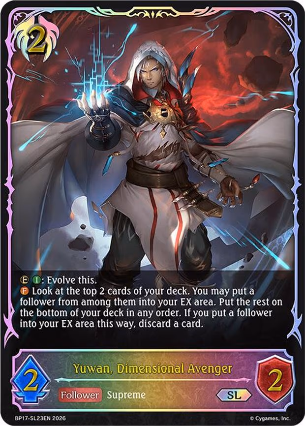 Yuwan, Dimensional Avenger - Super Legendary (BP17-SL23EN)