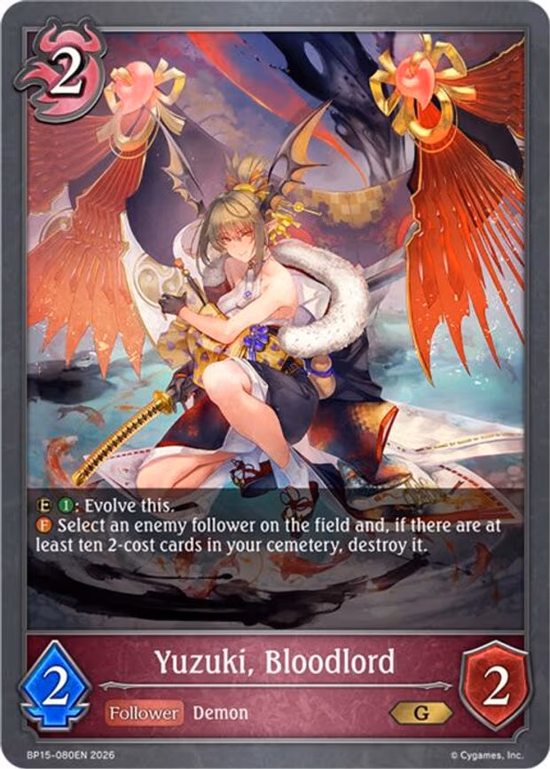 Yuzuki, Bloodlord - Gold (BP15-080EN)