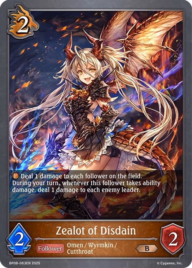 Zealot of Disdain - Bronze (BP08-063EN)