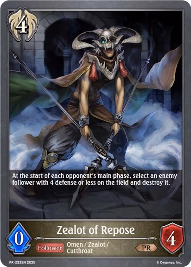 Zealot of Repose - Promo (PR-232EN)