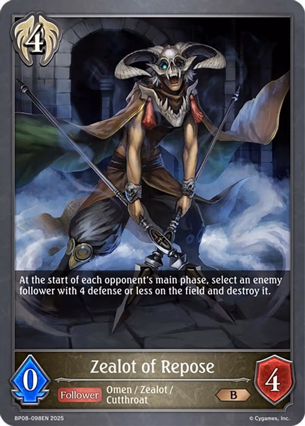 Zealot of Repose - Bronze (BP08-098EN)