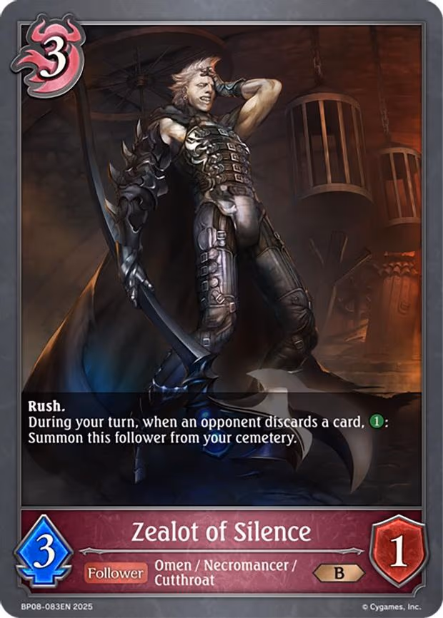 Zealot of Silence - Bronze (BP08-083EN)