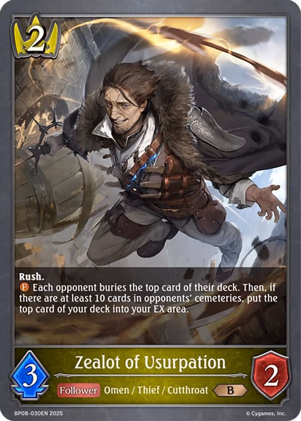 Zealot of Usurpation - Bronze (BP08-030EN)