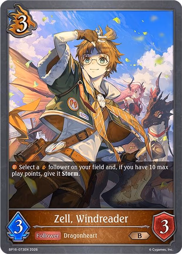 Zell, Windreader - Bronze (BP16-073EN)