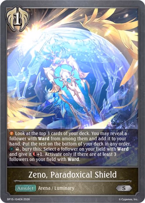 Zeno, Paradoxical Shield - Silver (BP15-104EN)