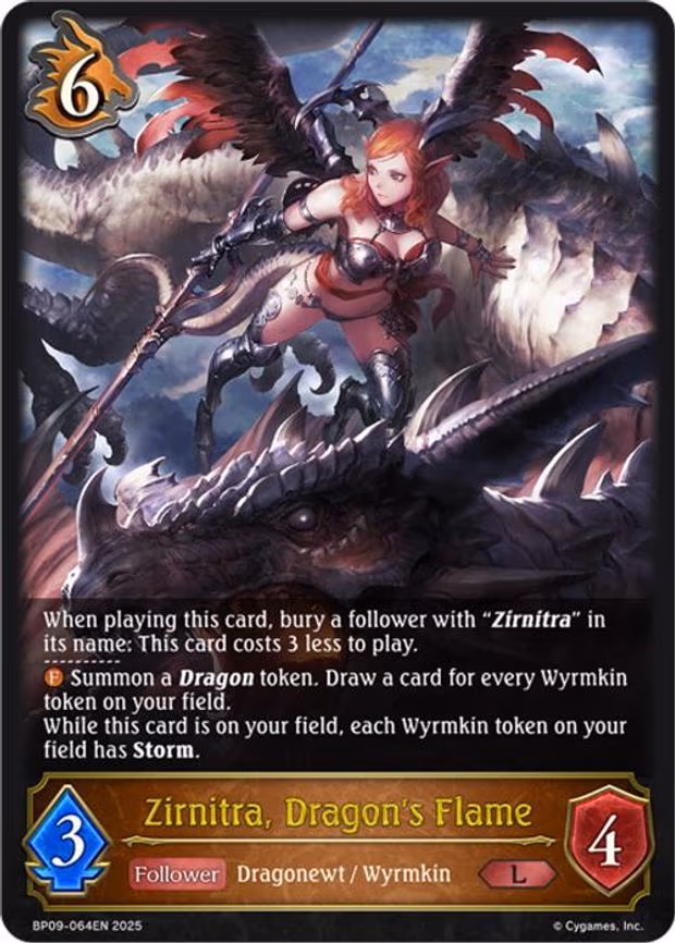 Zirnitra, Dragon's Flame - Legendary (BP09-064EN)
